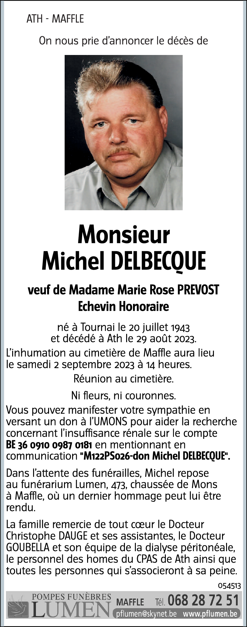 Michel DELBECQUE