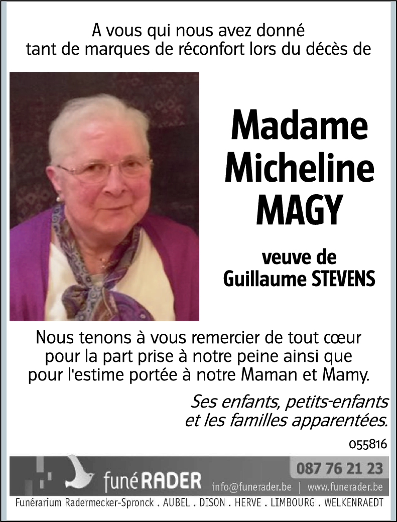 Micheline MAGY