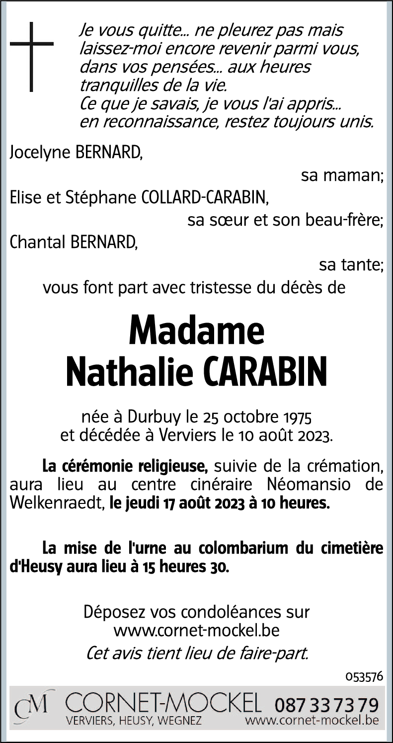 Nathalie CARABIN