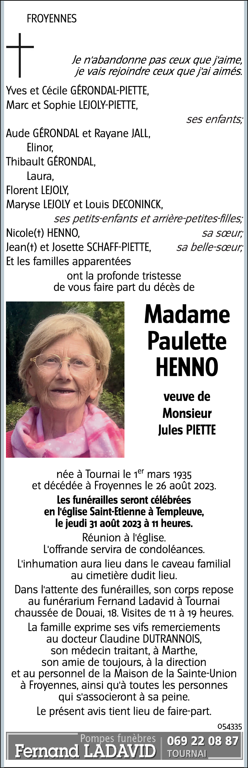 Paulette HENNO