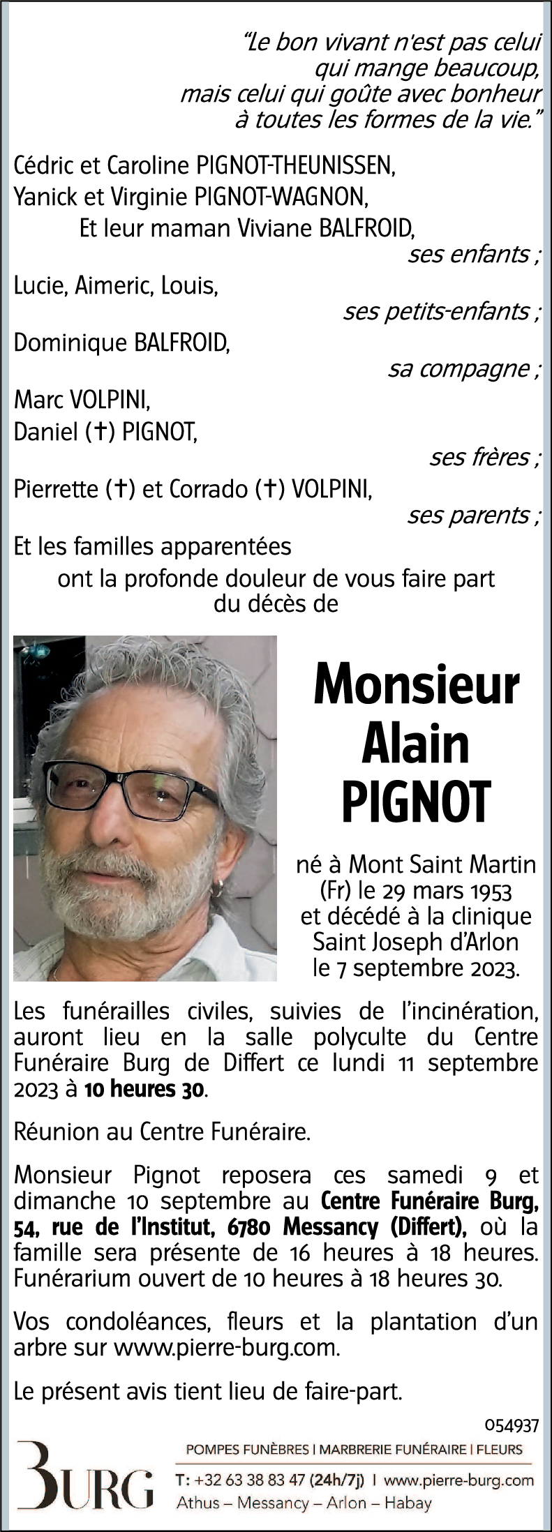 Alain PIGNOT