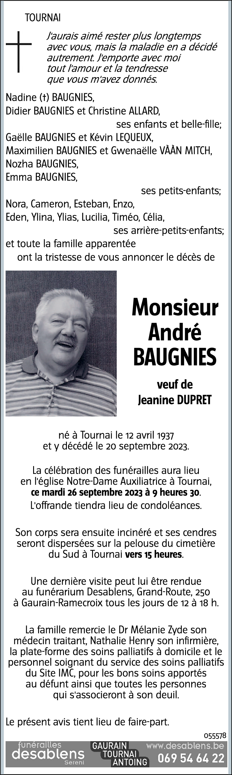 André BAUGNIES