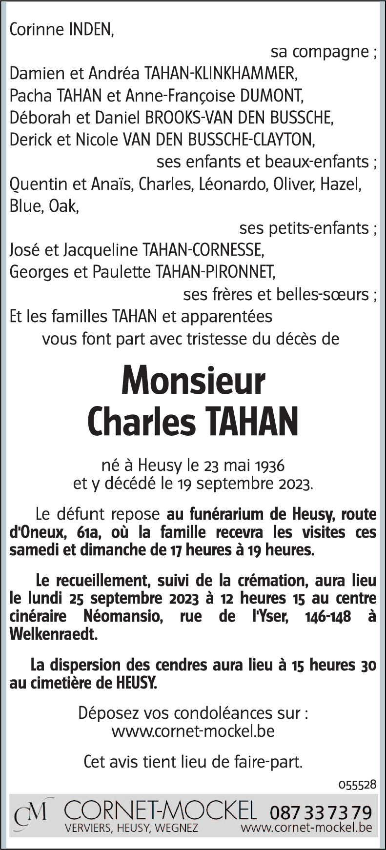 Charles TAHAN