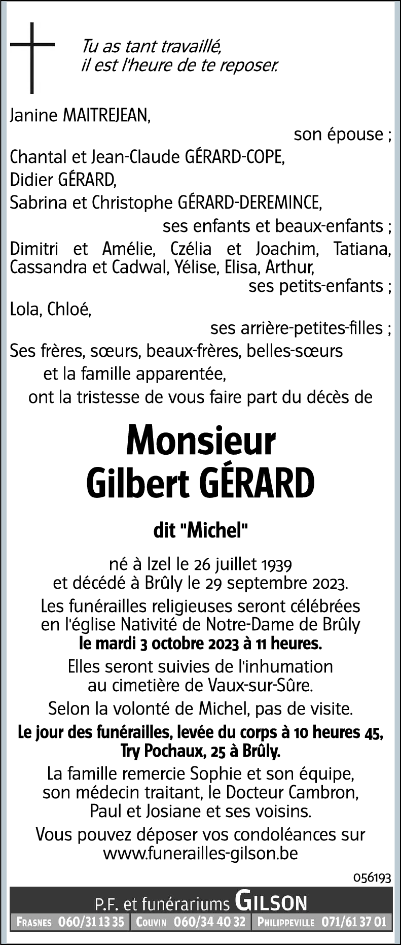 Gilbert GÉRARD