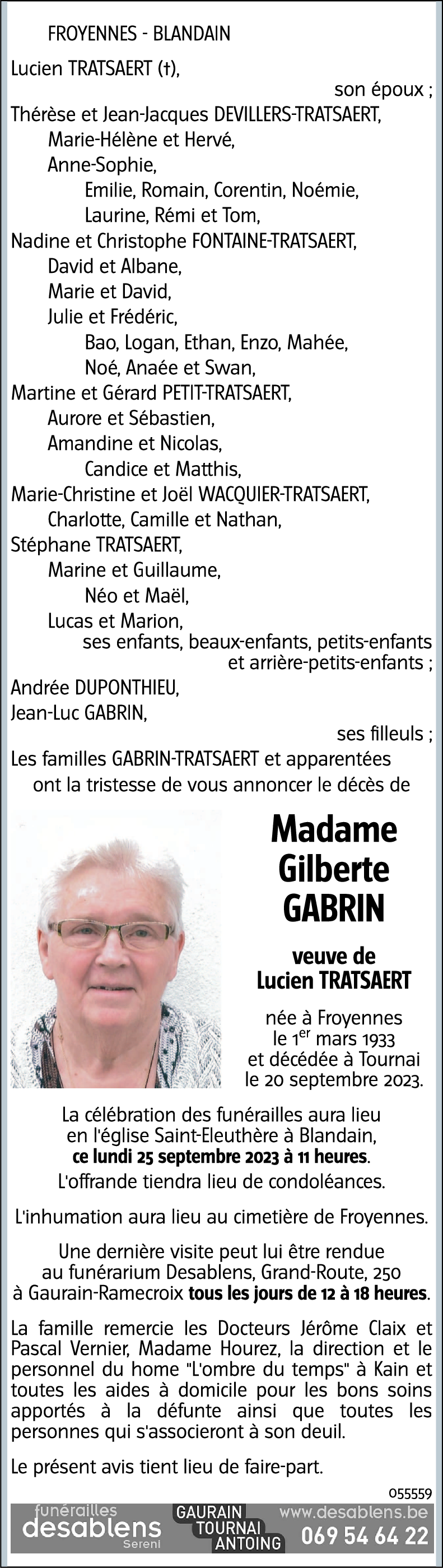 Gilberte GABRIN