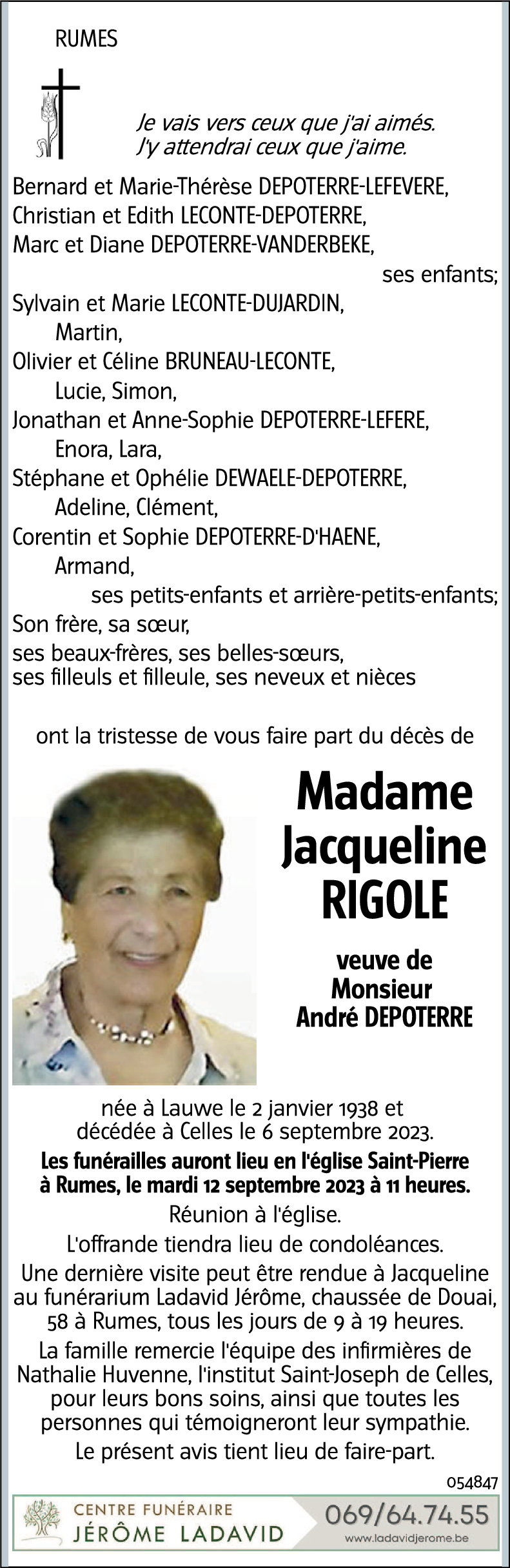 Jacqueline RIGOLE