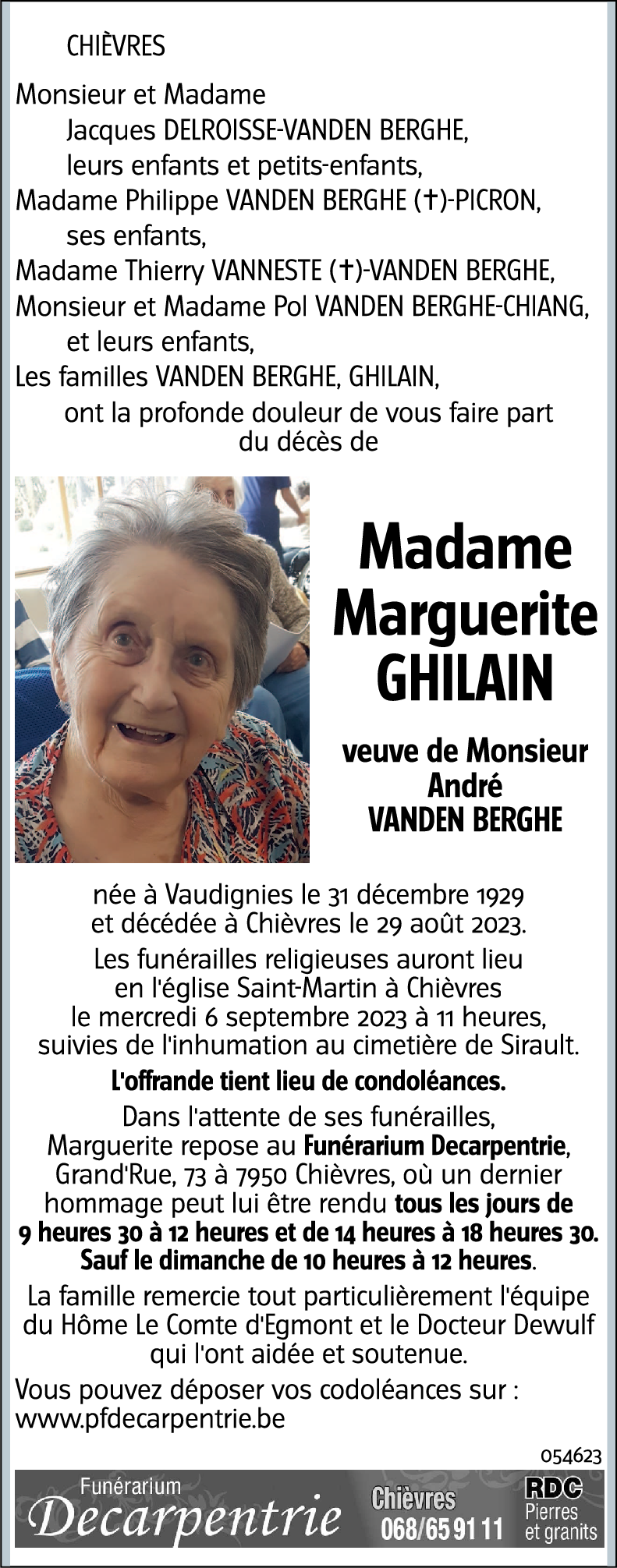 Marguerite Ghilain