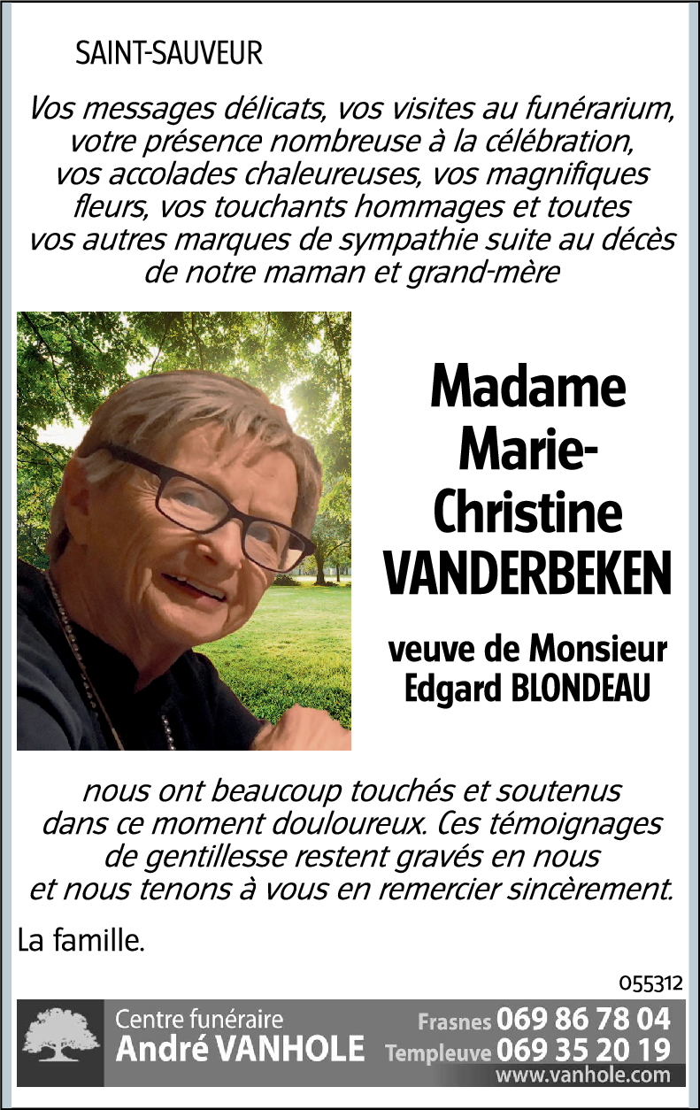 Marie-Christine VANDERBEKEN