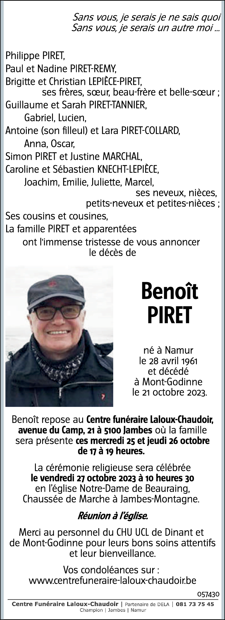 Benoît PIRET