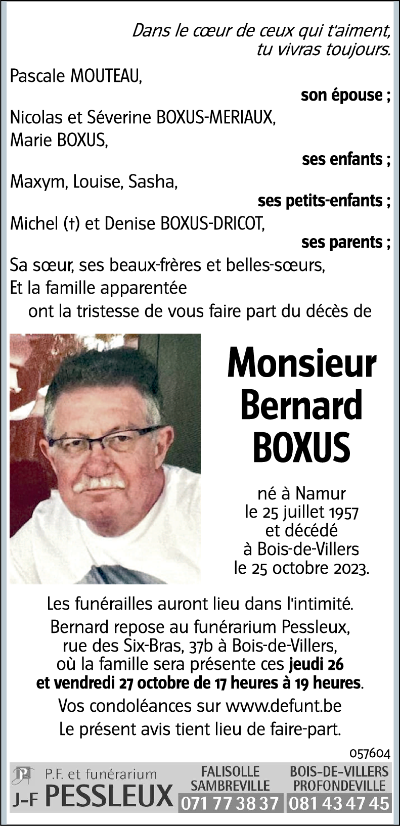 Bernard BOXUS