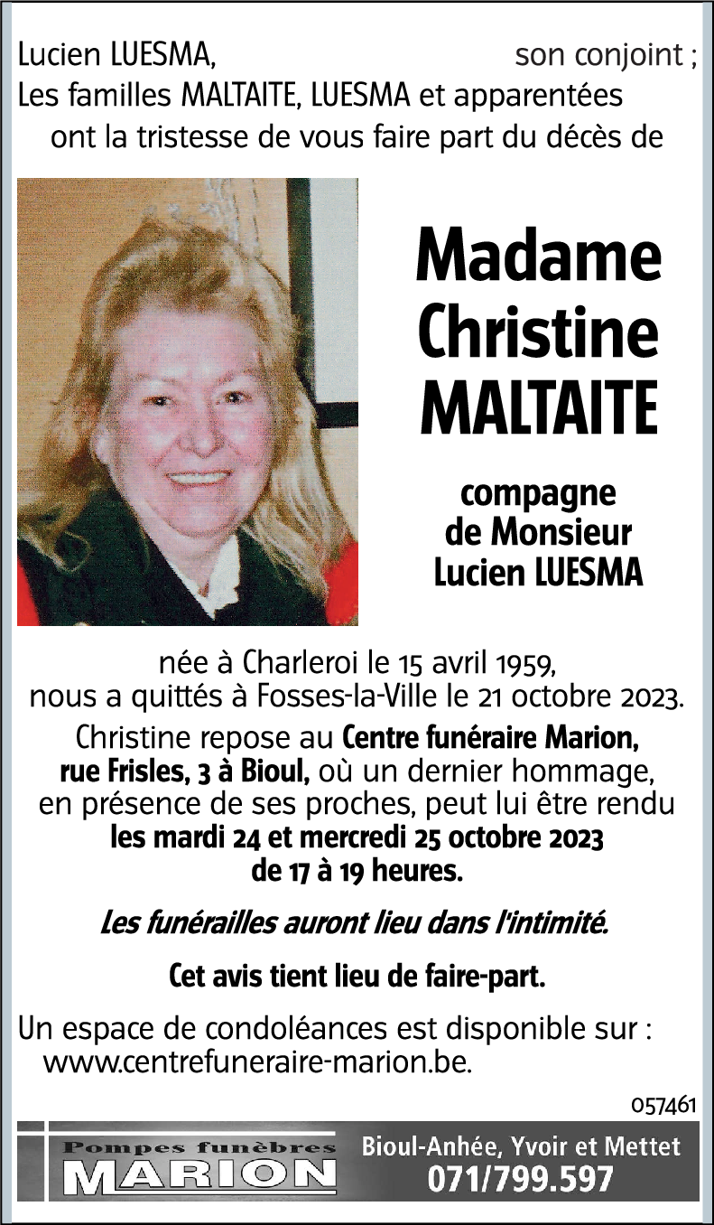 Christine MALTAITE