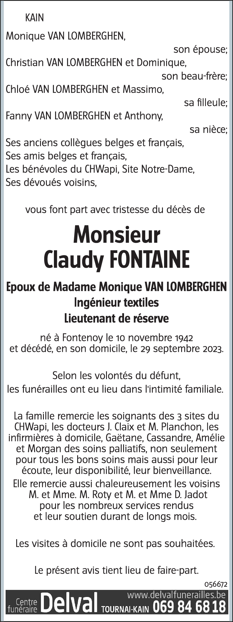 Claudy FONTAINE