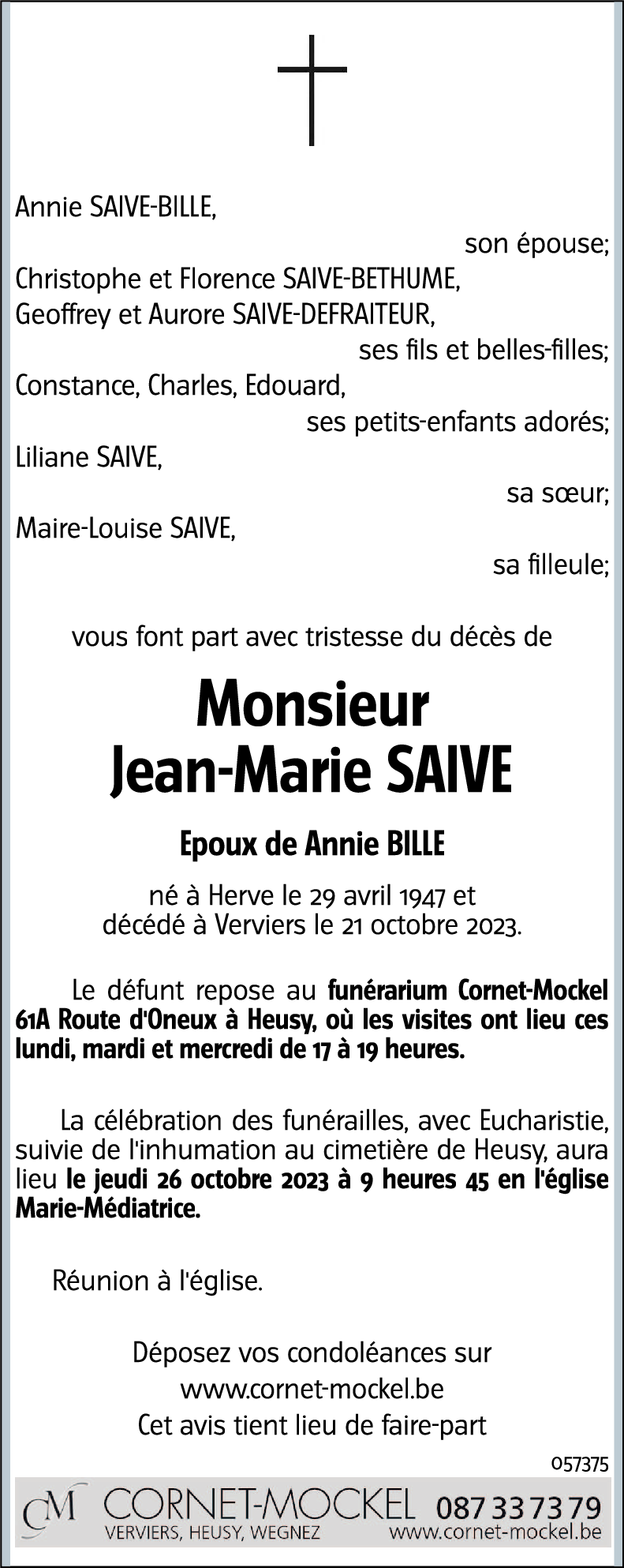 Jean-Marie SAIVE