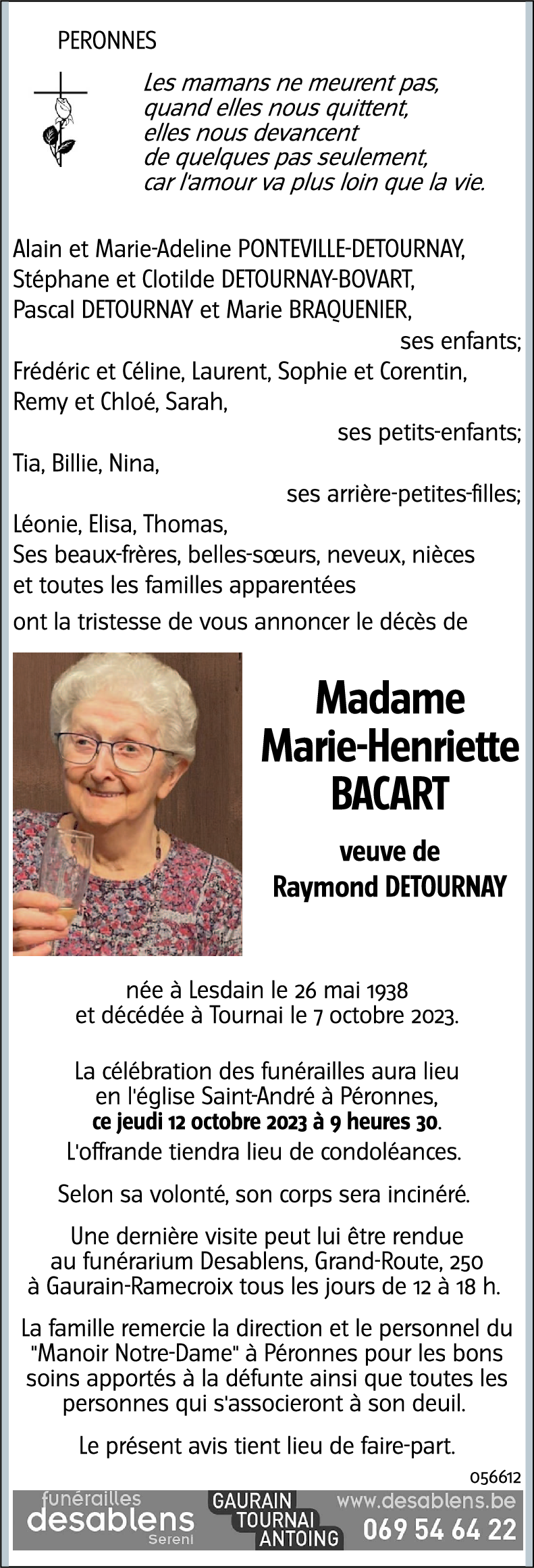 Marie-Henriette BACART