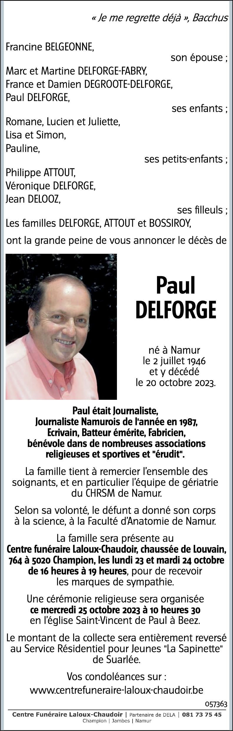 Paul DELFORGE