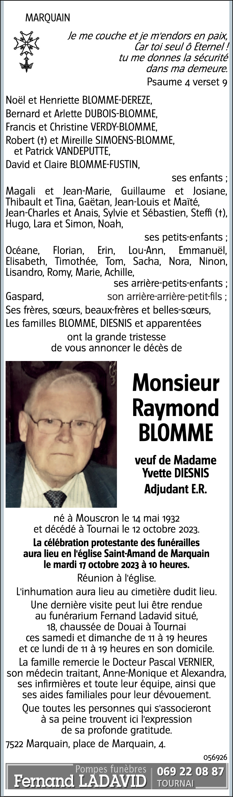 Raymond BLOMME