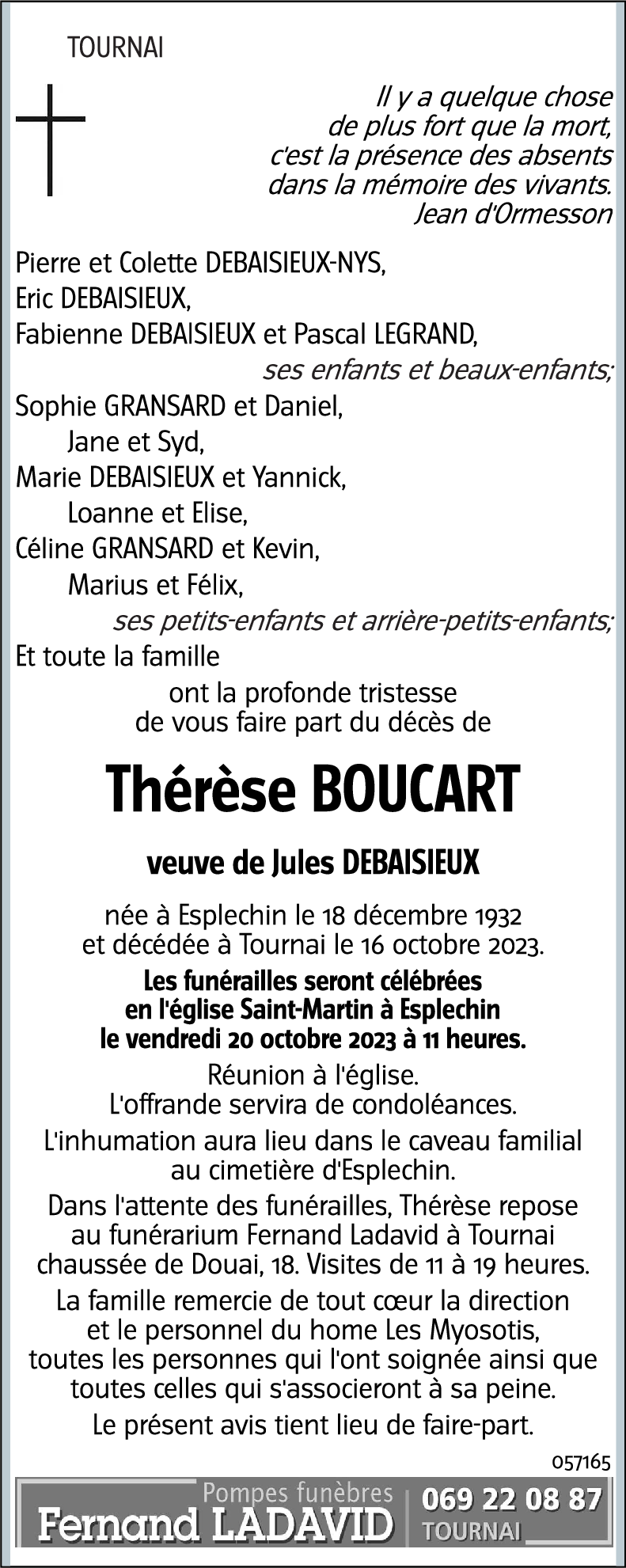 Thérèse BOUCART