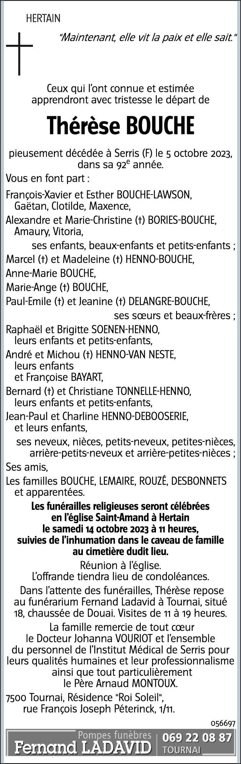 Thérèse BOUCHE