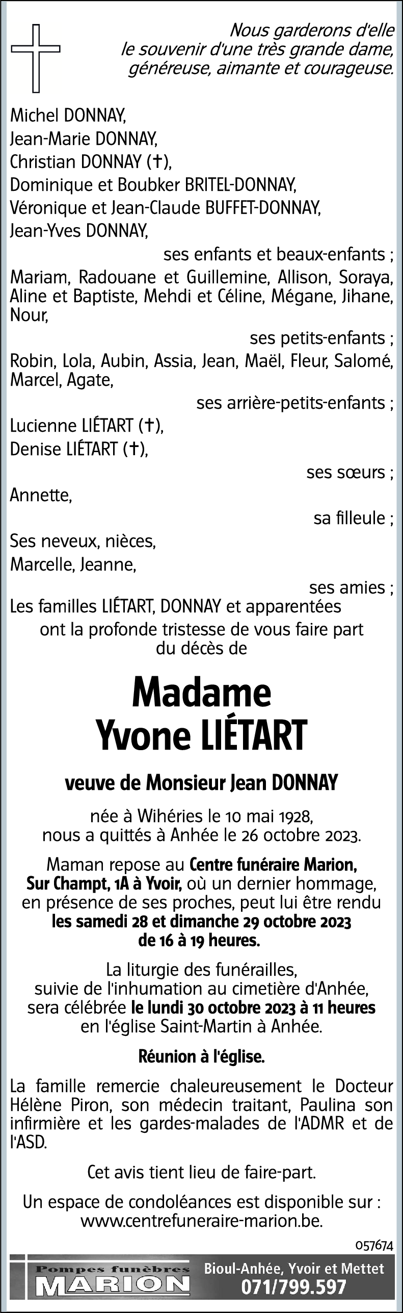 Yvone LIÉTART