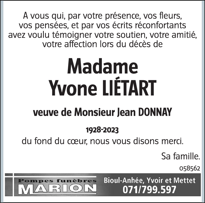 Yvone LIÉTART