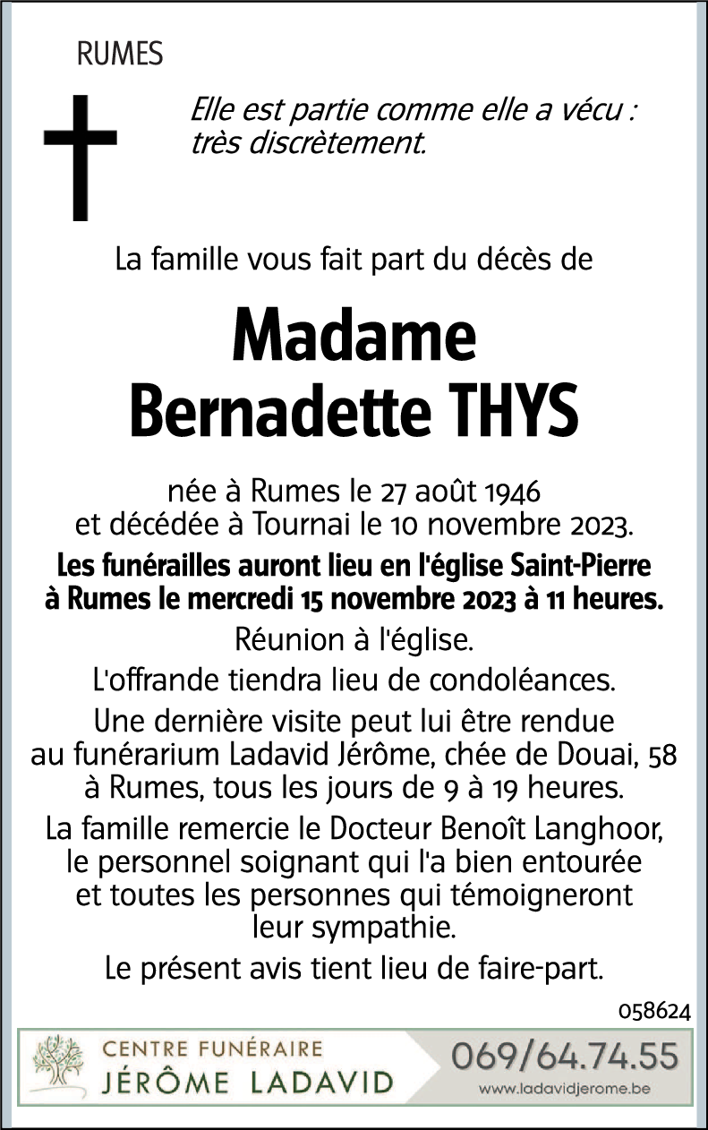 Bernadette THYS