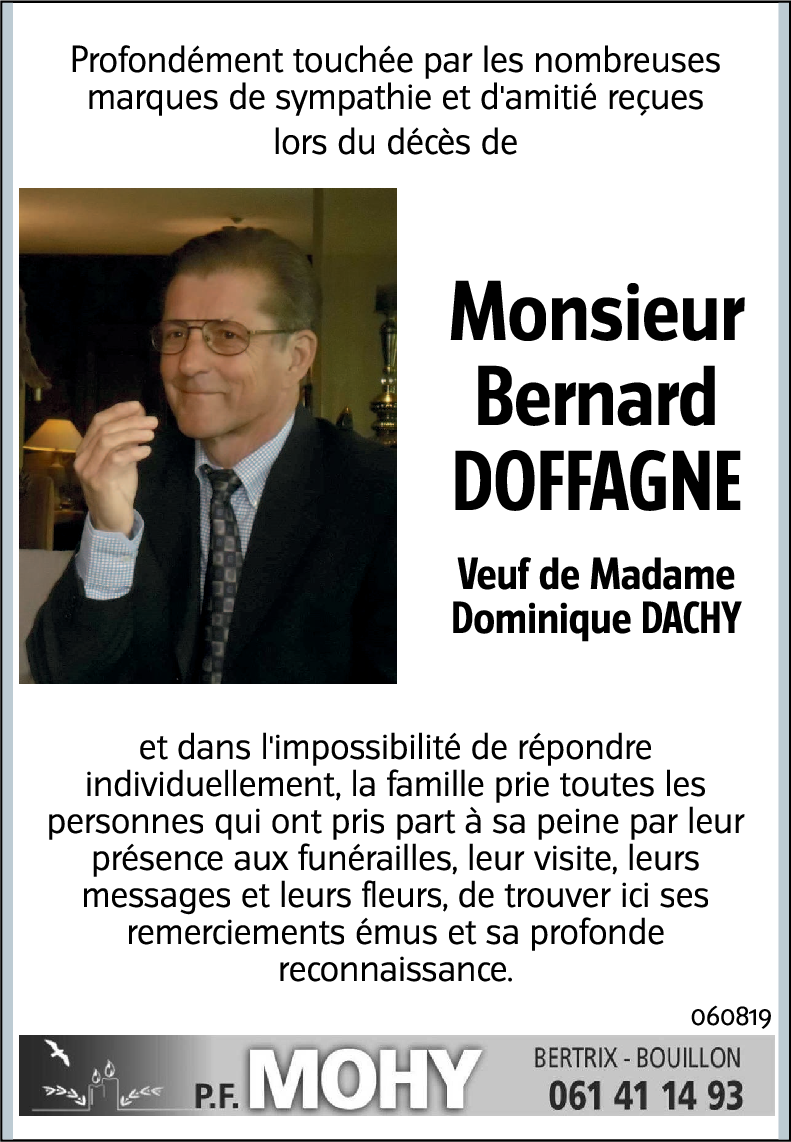 Bernard DOFFAGNE