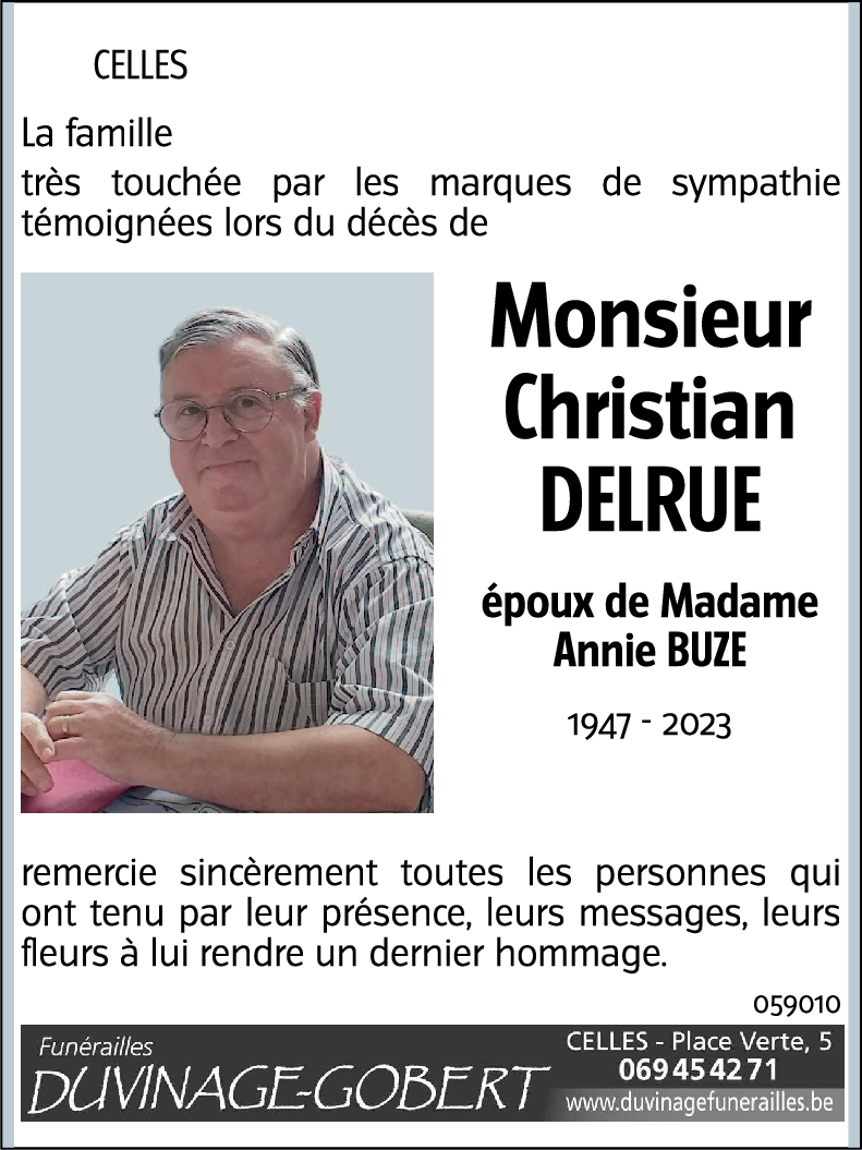 Christian DELRUE