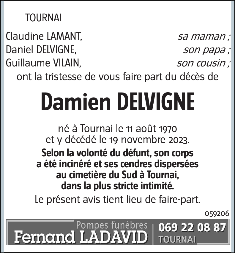 Damien DELVIGNE