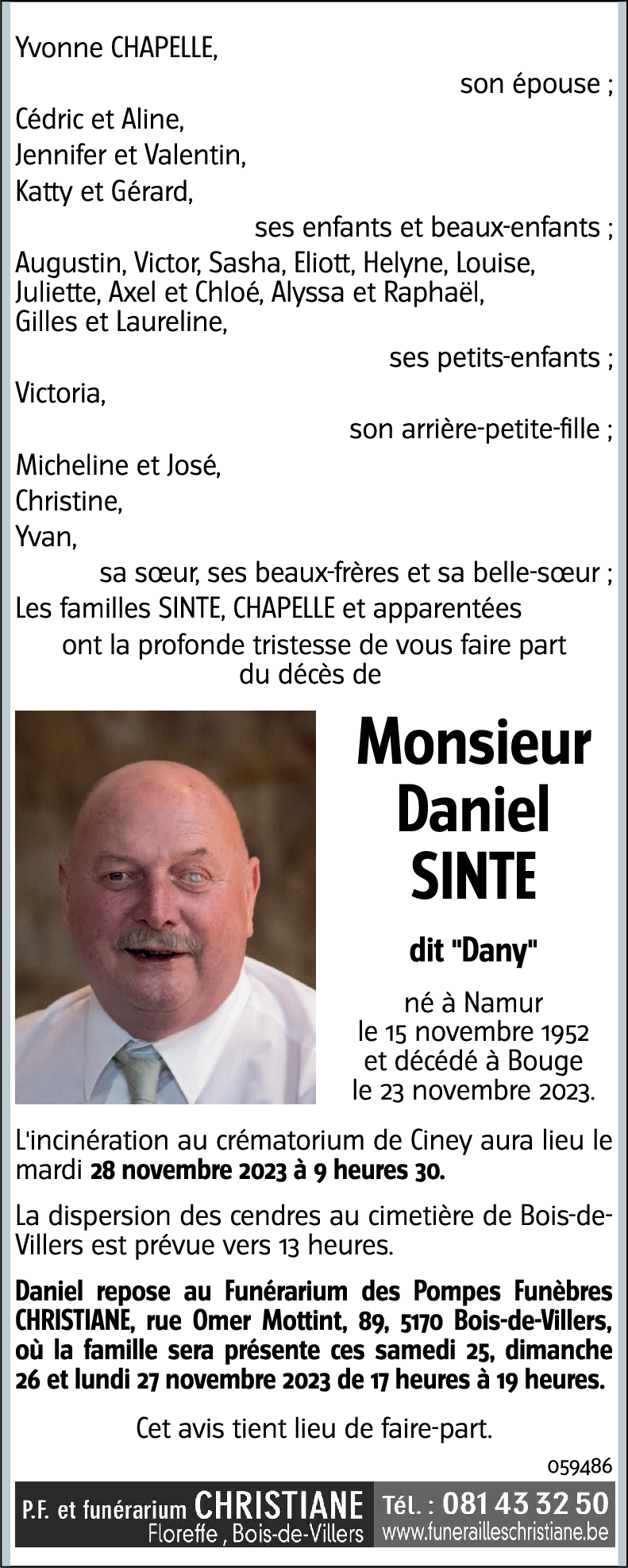 Daniel SINTE