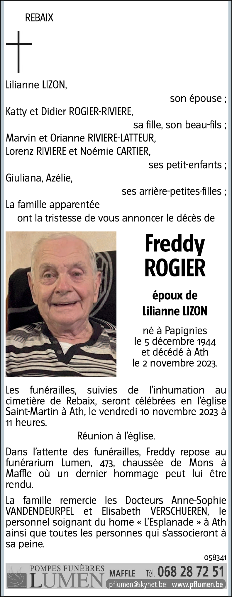 Freddy ROGIER