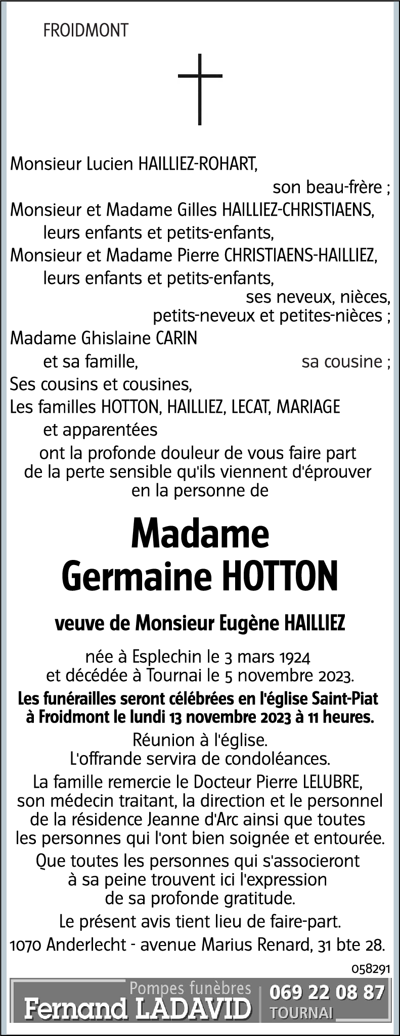 Germaine HOTTON