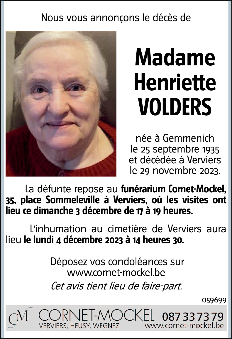 Henriette VOLDERS