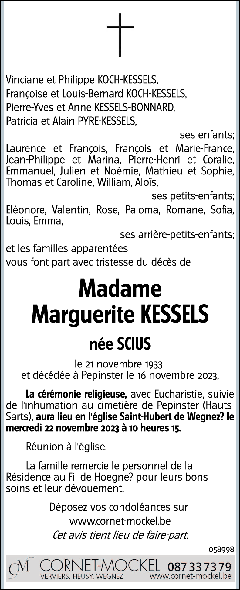 Marguerite KESSELS