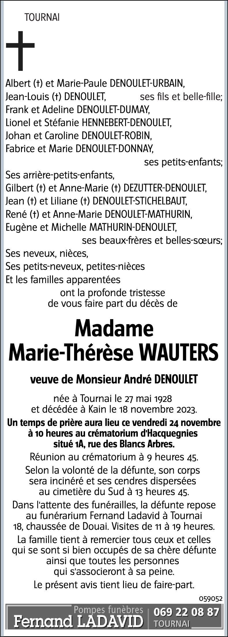 Marie-Thérèse WAUTERS