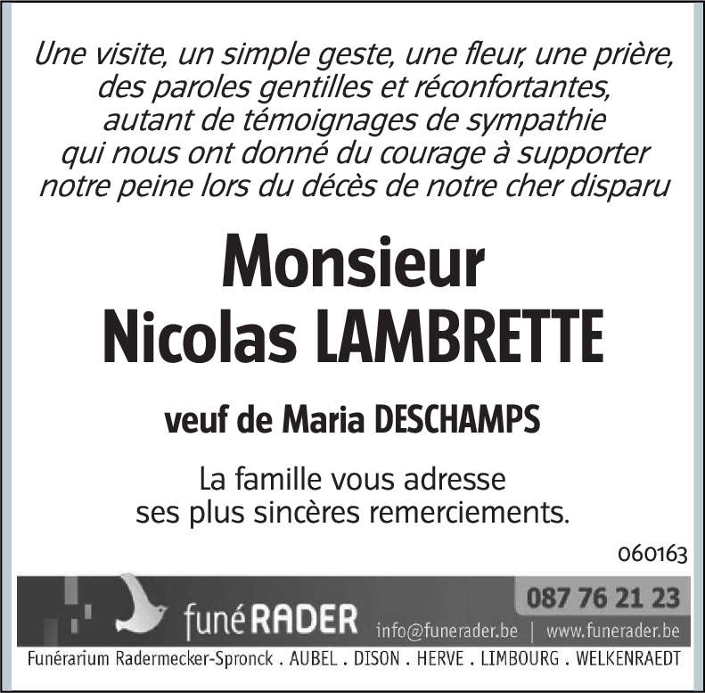 Nicolas LAMBRETTE