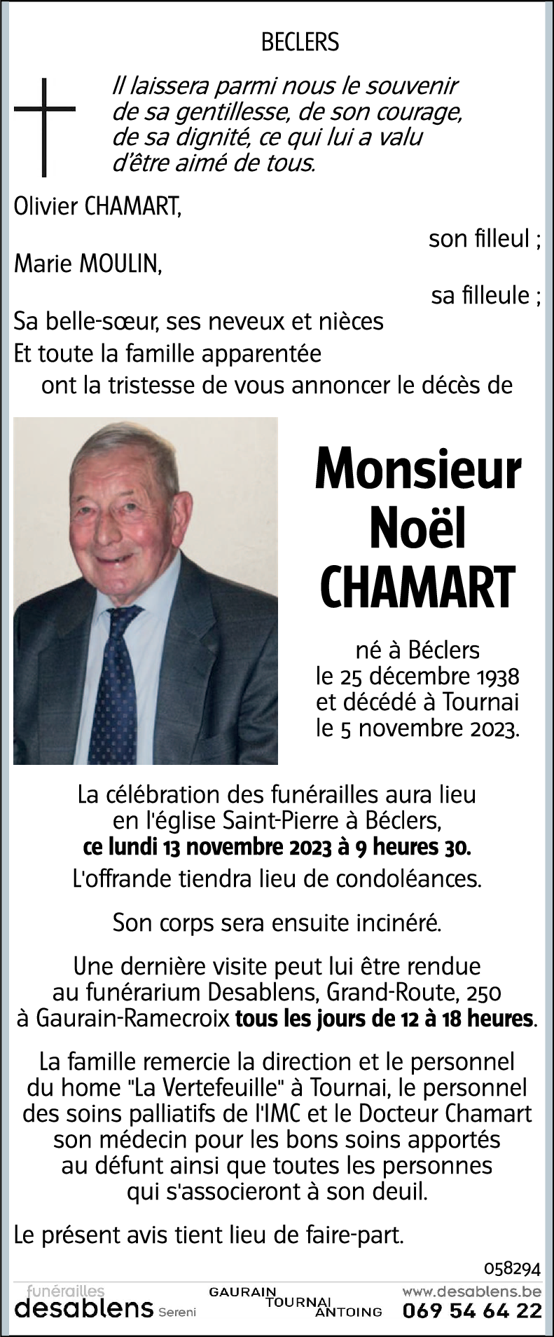 Noël CHAMART