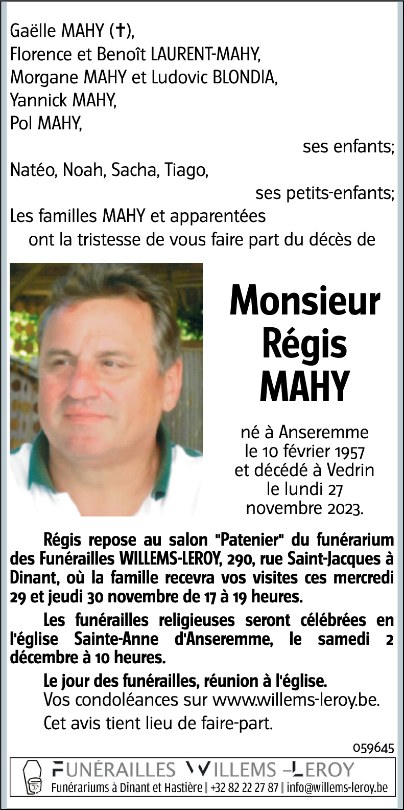 Régis MAHY