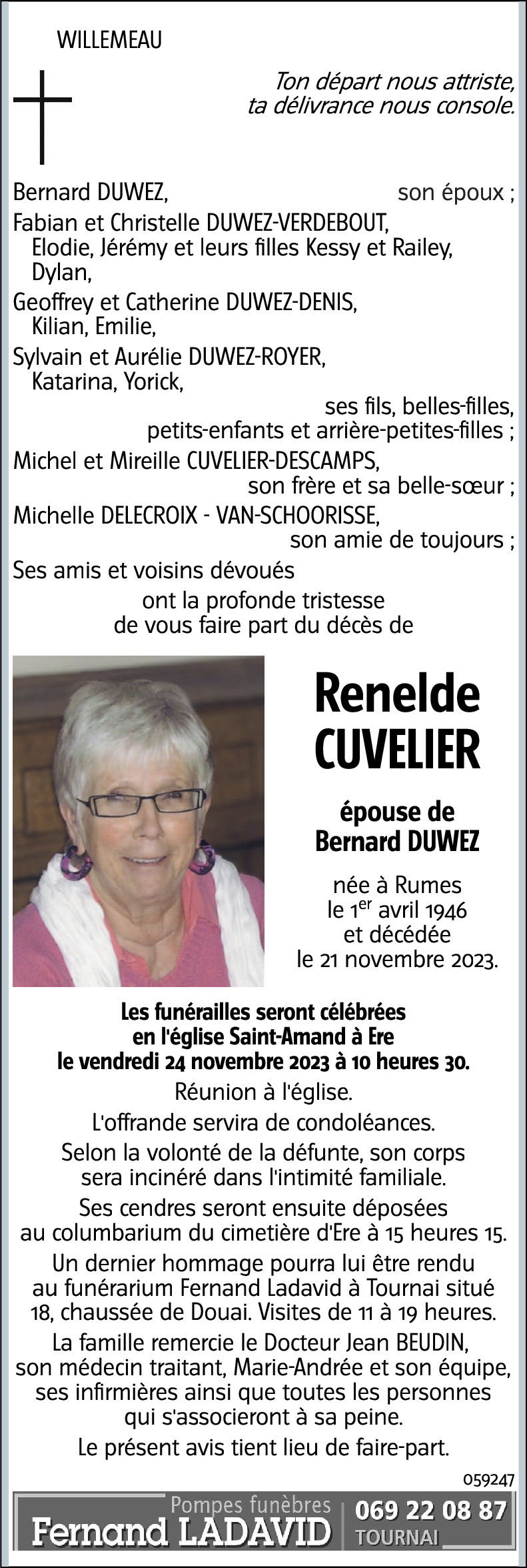 Renelde CUVELIER