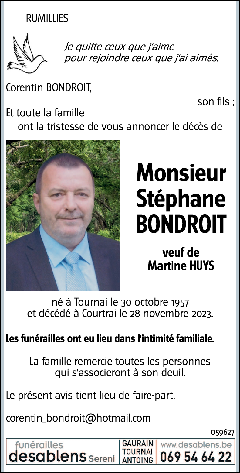 Stéphane BONDROIT