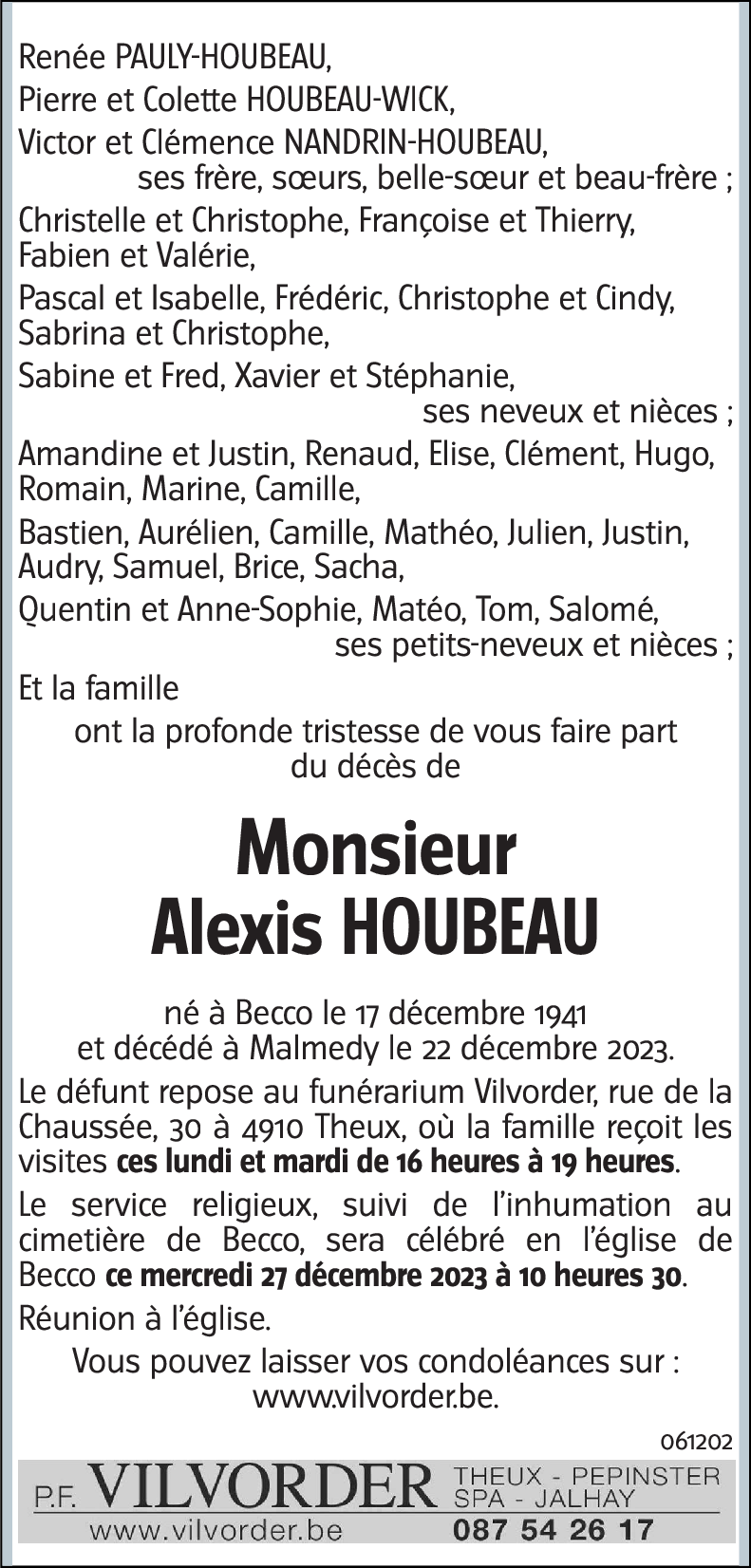 Alexis HOUBEAU