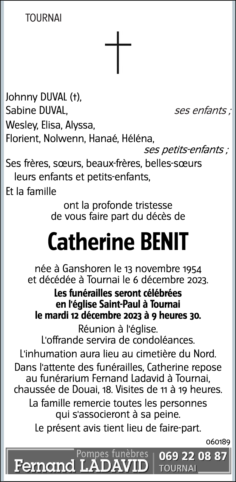 Catherine BENIT