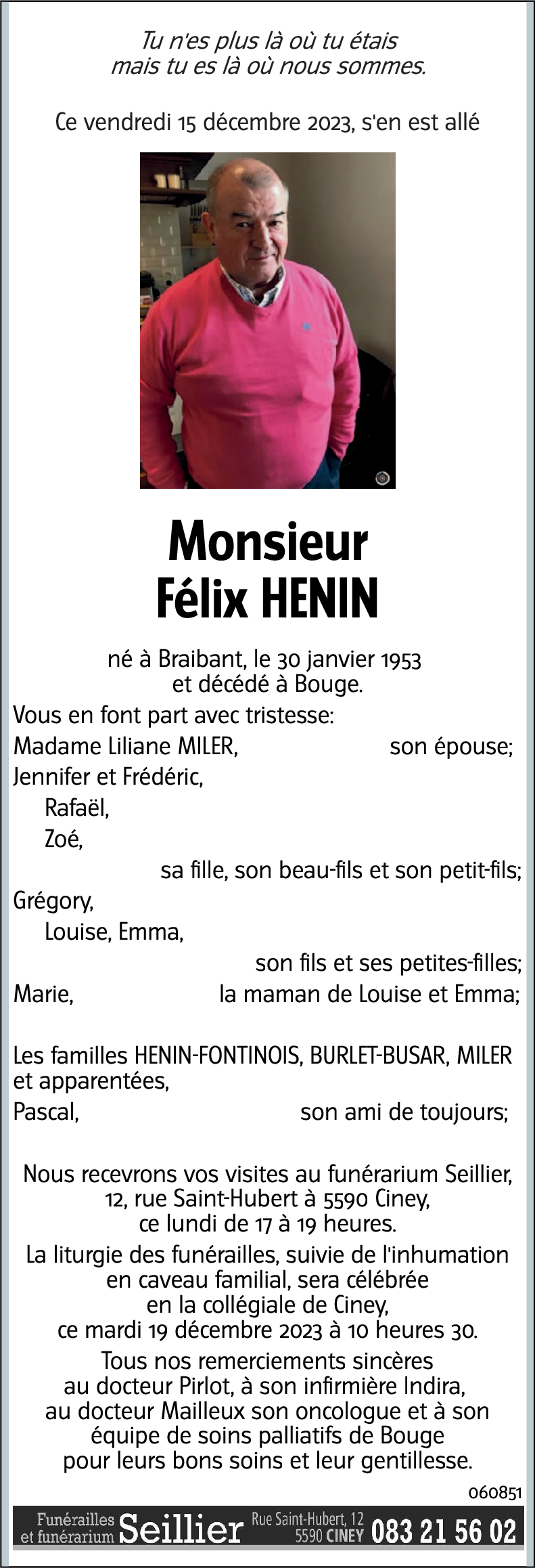 Félix HENIN