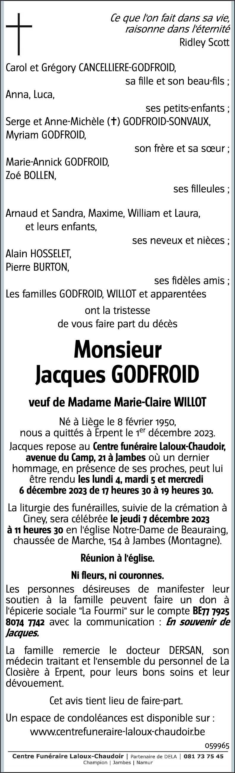 Jacques GODFROID