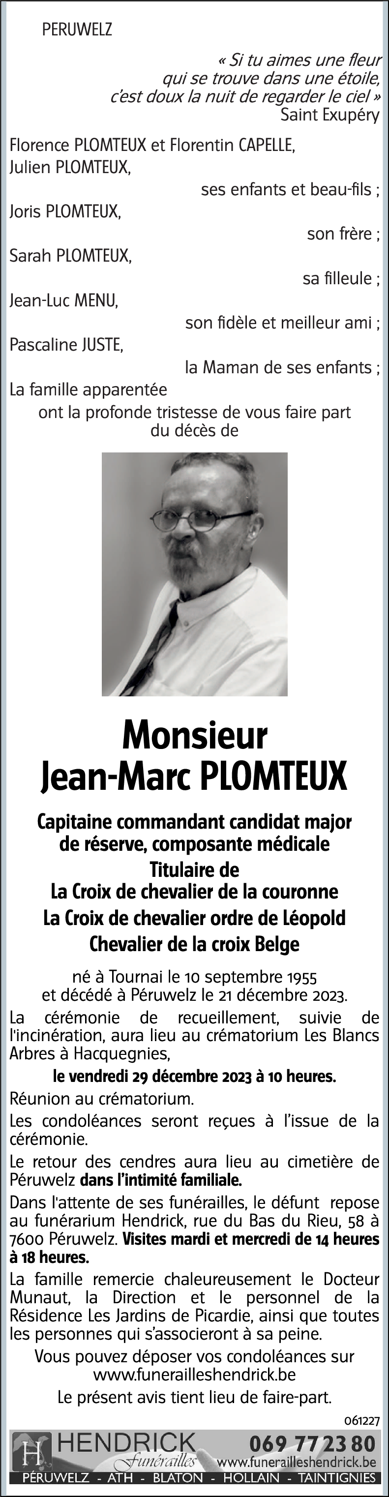 Jean-Marc PLOMTEUX