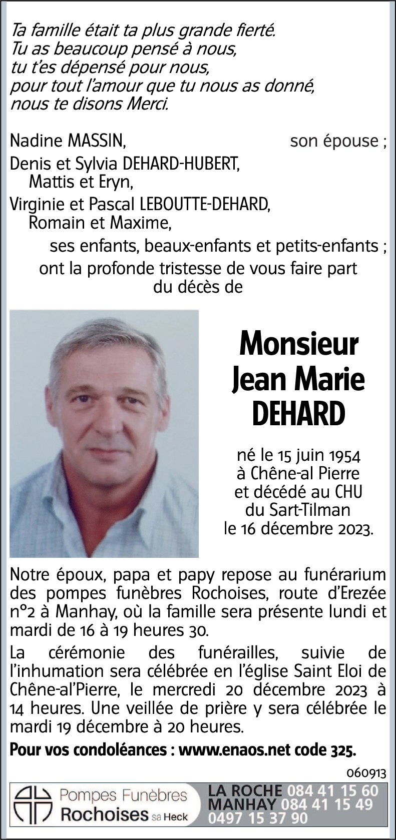 Jean Marie DEHARD