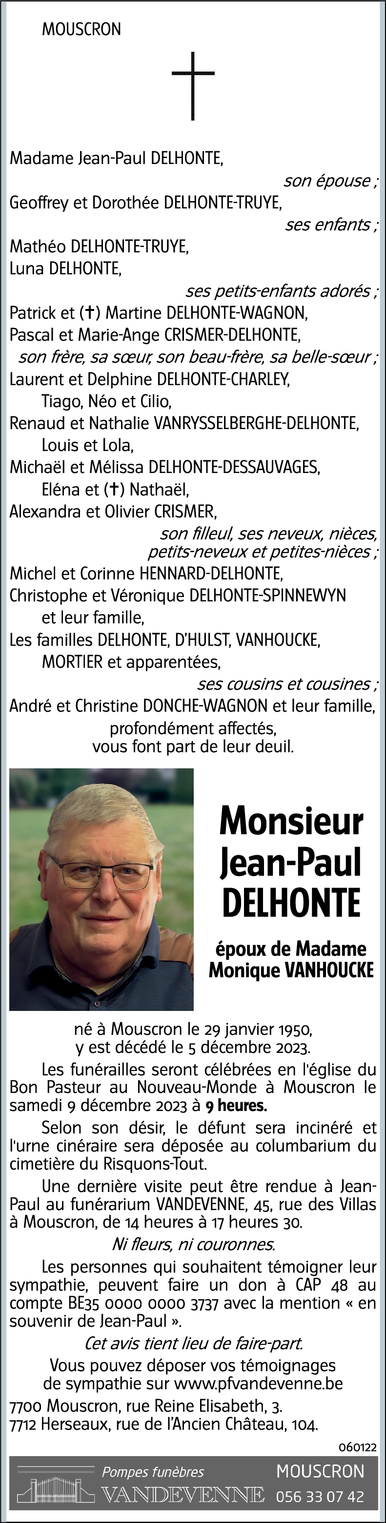 Jean-Paul DELHONTE