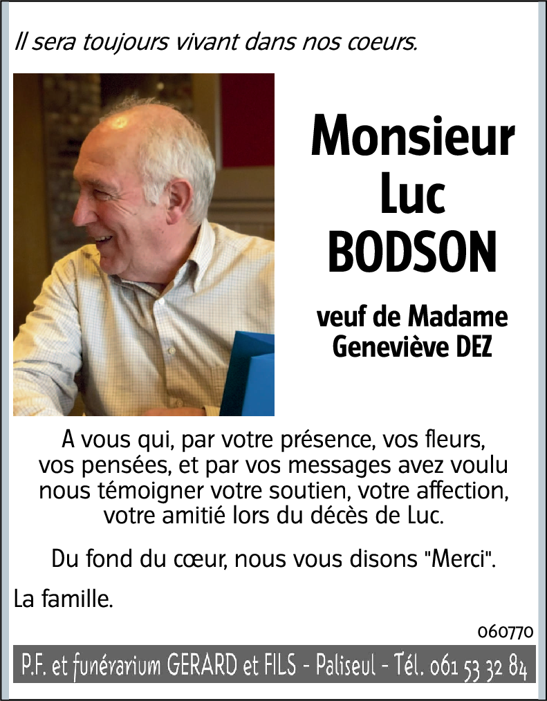 Luc BODSON