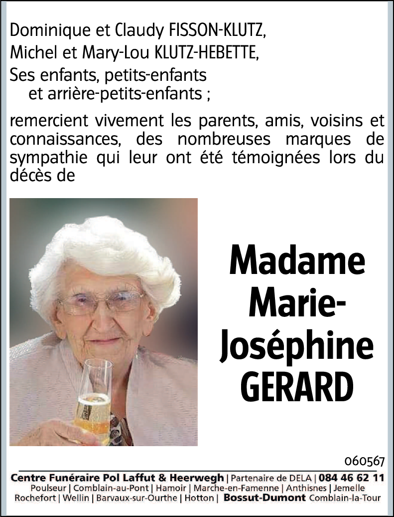 Marie-Joséphine GERARD