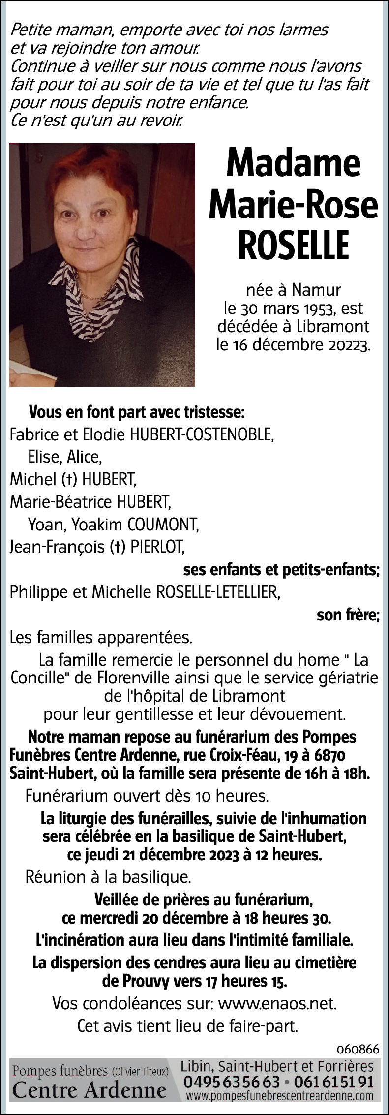 Marie Rose ROSELLE