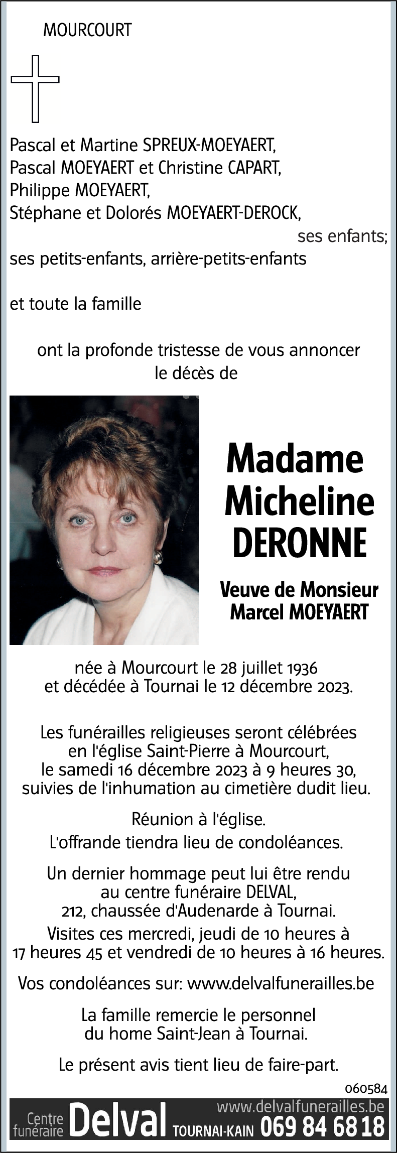 Micheline DERONNE